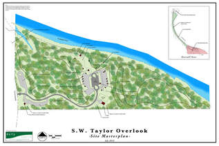 Schematic of S. W. Taylor Overlook site masterplan, Sumter County